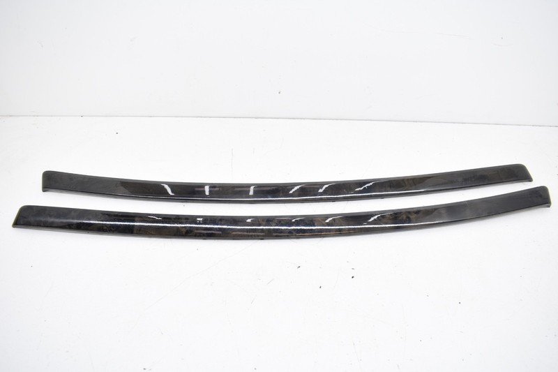 2008 BMW E93 328i Left Right Side Door Panel Dark Wood Trim Cover Set OEM KW81