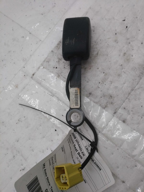 2008 Jeep Wrangler Black Seat Belt OEM 1HQ401DVAB 202,000 Miles