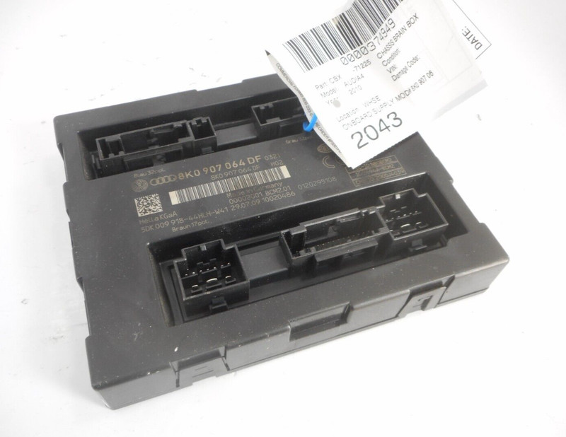 09-12 Audi A4 Body Comfort Control Module OEM 8K0907064DF
