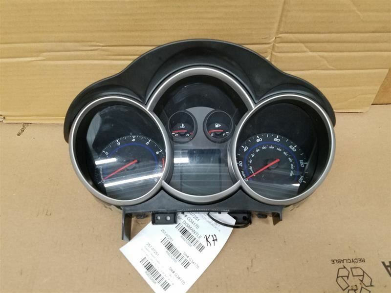 Speedometer MPH US Market With Black Cluster Opt B76 Fits 13-14 CRUZE 252005