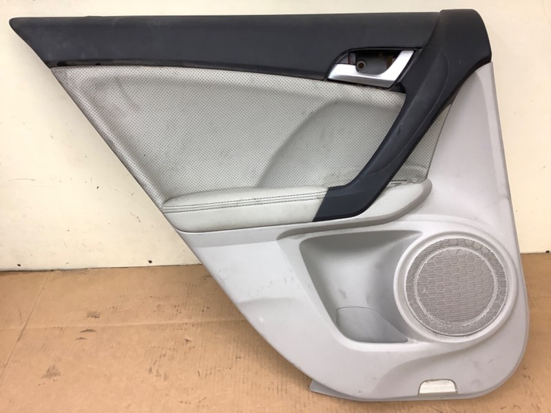 09-14 Acura TSX Left Rear Driver Side Back Door Panel Lining Grayge Used OEM