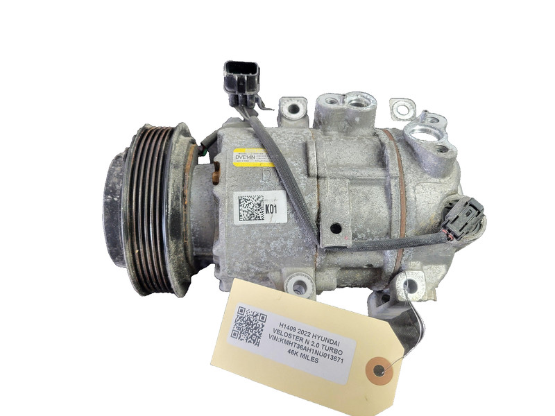 HYUNDAI VELOSTER N 2022 2.0L FWD A/C Air Conditioning Compressor USED OEM 19-22