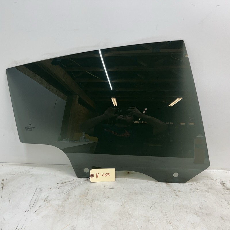 🔥20-22 Tesla Y Rear Passenger Side Door Window Glass Right 43R-004553 455 S1