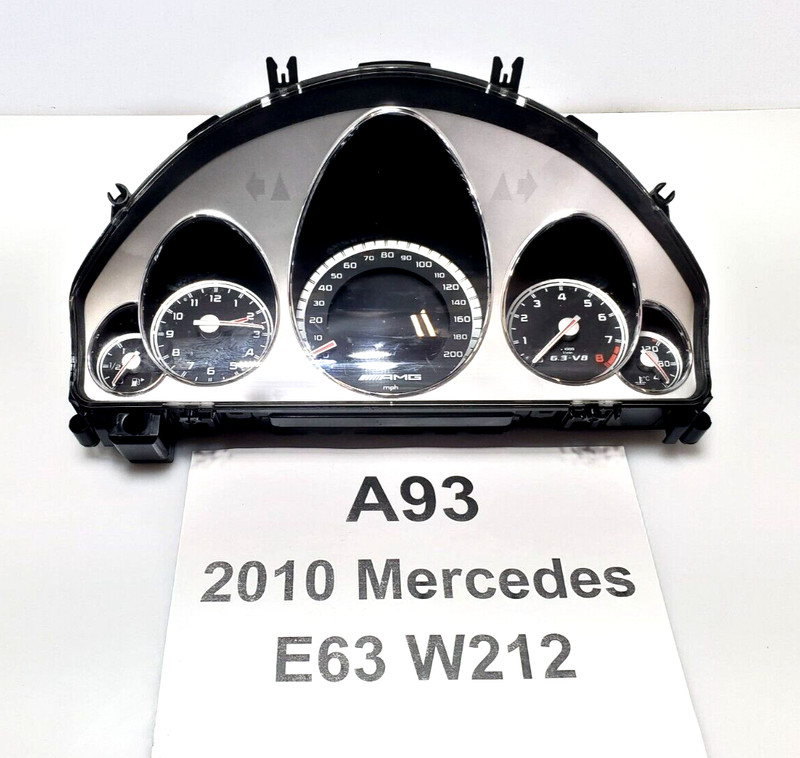 ✅ 2010-2011 OEM Mercedes W212 E63 AMG Instrument Cluster Gauge Speedometer