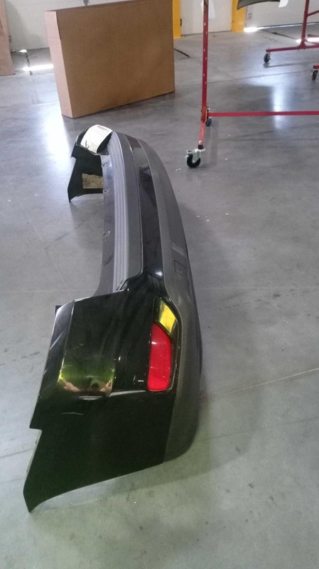2014 Jeep Compass Black Rear Bumper Assembly OEM 05116052AC 113k Miles