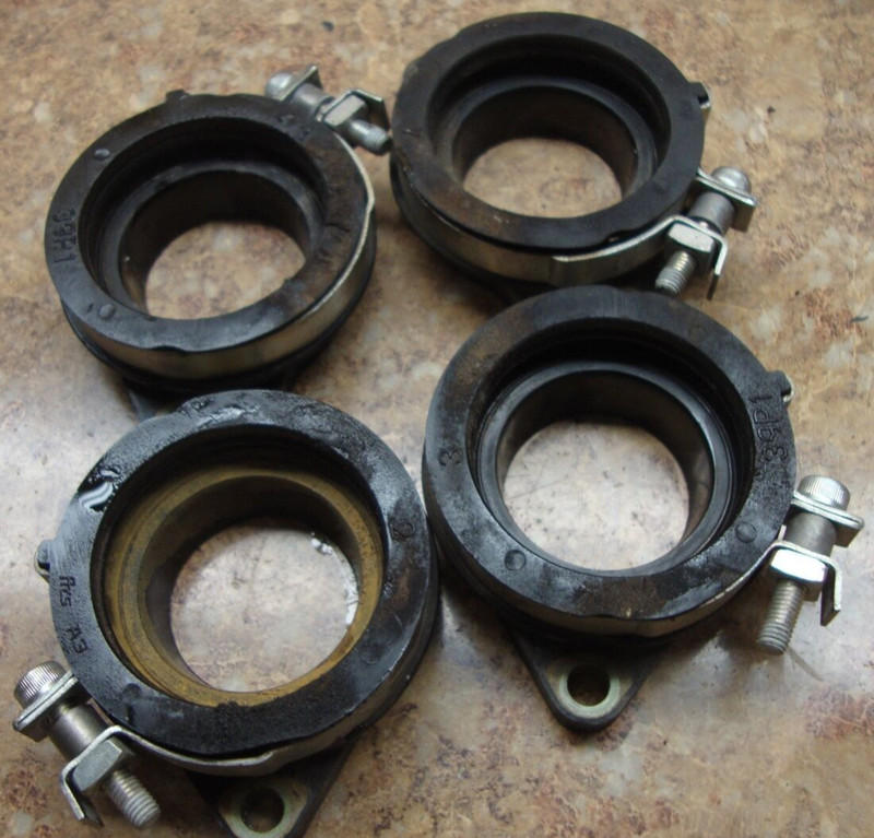 2011 Yamaha FZ8 FZ 8 FZ8-N F Z 8 800 Engine Cylinder Head Carb Boot Inlet M7