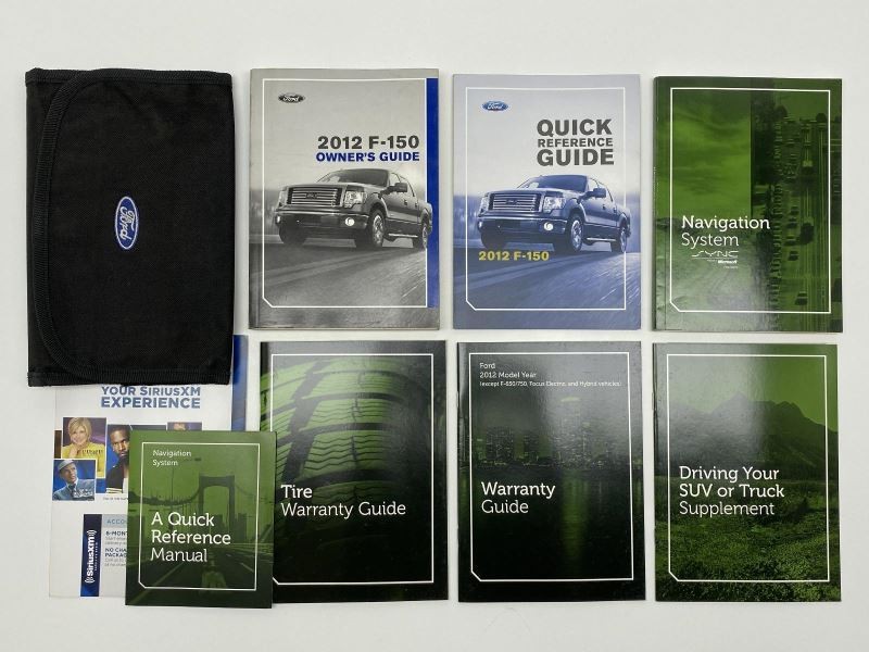 Owners Manual 2012 Ford F150 82037