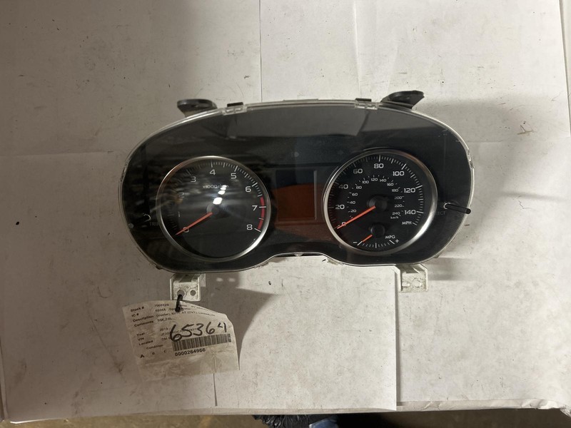2013 XV CROSSTREK Speedometer cluster MPH AT CVT 85002FJ630 55k miles OEM 13
