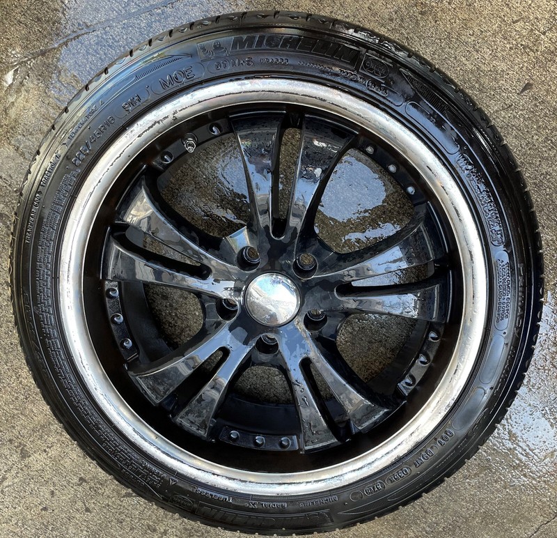 ⭐⭐ FOR 2005 NISSAN 350Z VISION 18" WHEEL RIM W/ TIRE (ONLY 1) # ML1-WH786 ⭐⭐