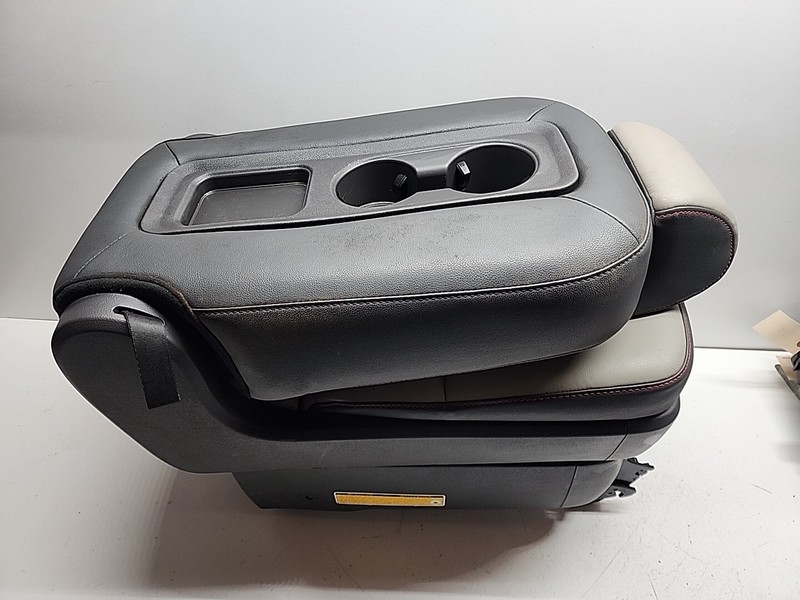 2RD CENTER SEAT | 15 - 21 KIA SEDONA 2 Tone LEATHER CUP HOLDER REAR HEADREST