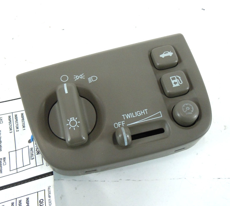 2004 2005 Cadillac DeVille Headlight Dash Dimmer Fuel Door Control Switch OEM