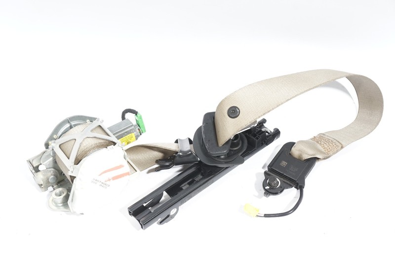 09-2011 MERCEDES BENZ C300 4MATIC W204 FRONT RIGHT PASS SIDE SEAT BELT BEIGE OEM
