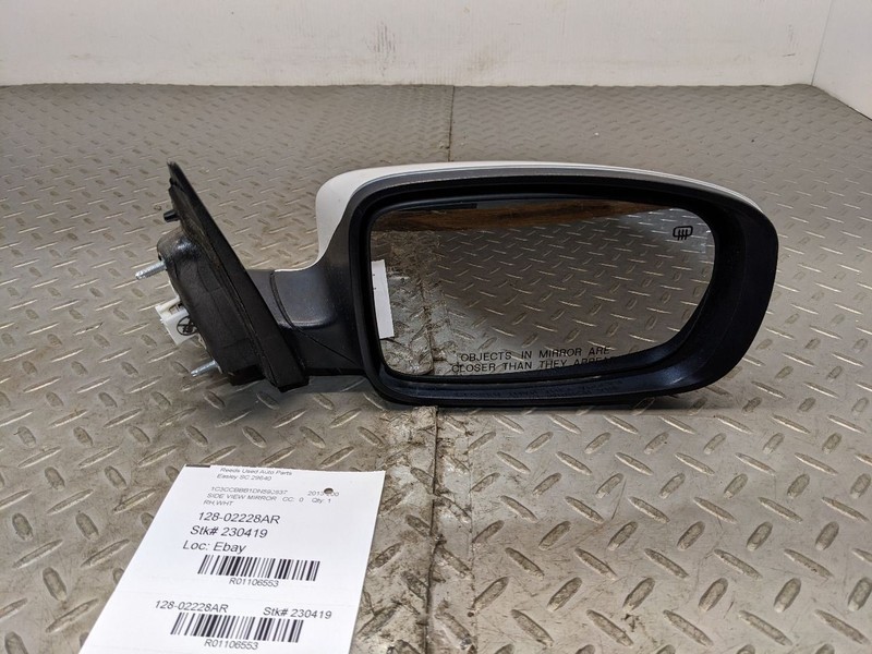 Passenger Side View Mirror Power Sedan Folding Painted Fits 11-14 200 1106553