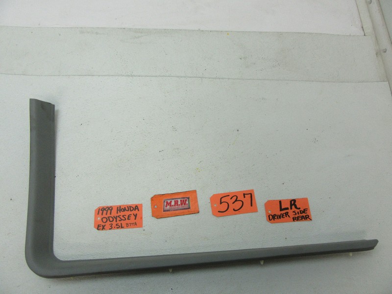 FITS 99-04 ODYSSEY LEFT DRIVER BACK REAR SLIDING DOOR PANEL GLASS TRIM COVER LH