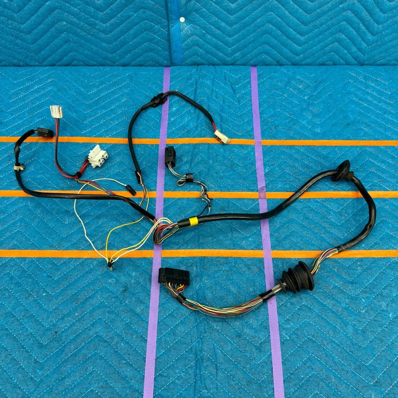 1987–1991 Volvo 780 Bertone Front Passenger Door Wiring Harness OEM