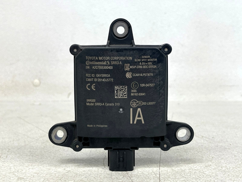 ⭐2017-2020 LEXUS IS300 REAR RIGHT BLIND SPOT RADAR SENSOR MODULE OEM LOT2634