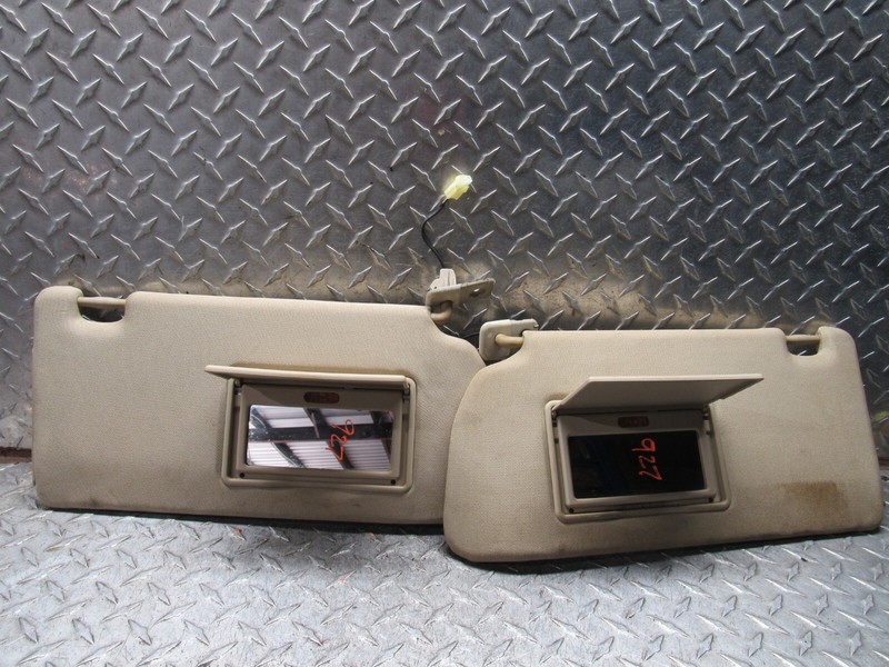 2006 NISSAN PATHFINDER RIGHT- LEFT SUN SHADE VISOR