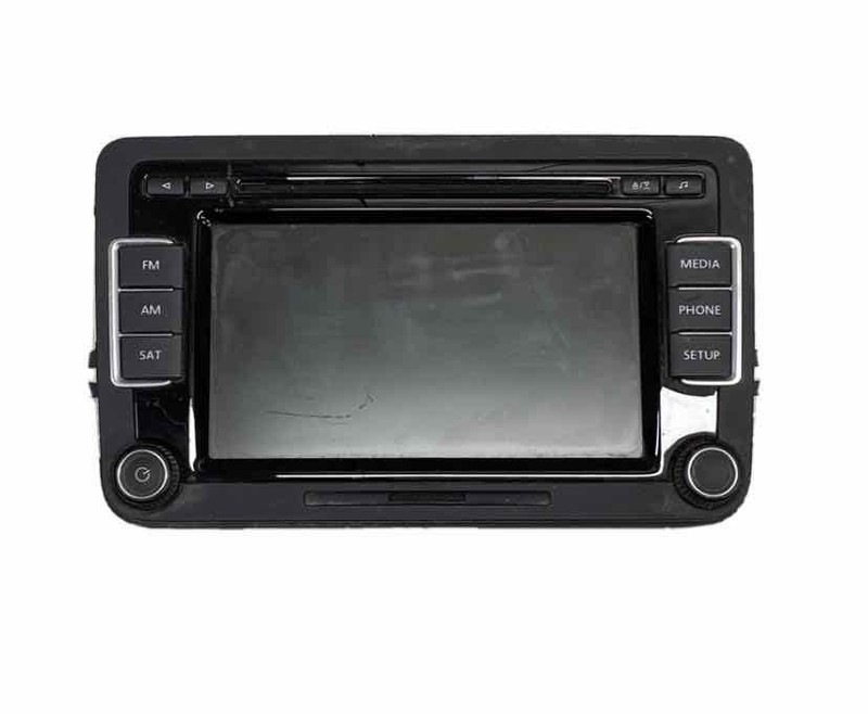 15 17 VOLKSWAGEN JETTA NO GLI RADIO RECEIVER W/O NAVIGATION ASSY OEM 1K0035188H