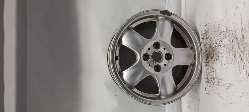 08-'14 MINI CLUBMAN Wheel 15x5-1/2 alloy 5 spoke silver OEM Grade B