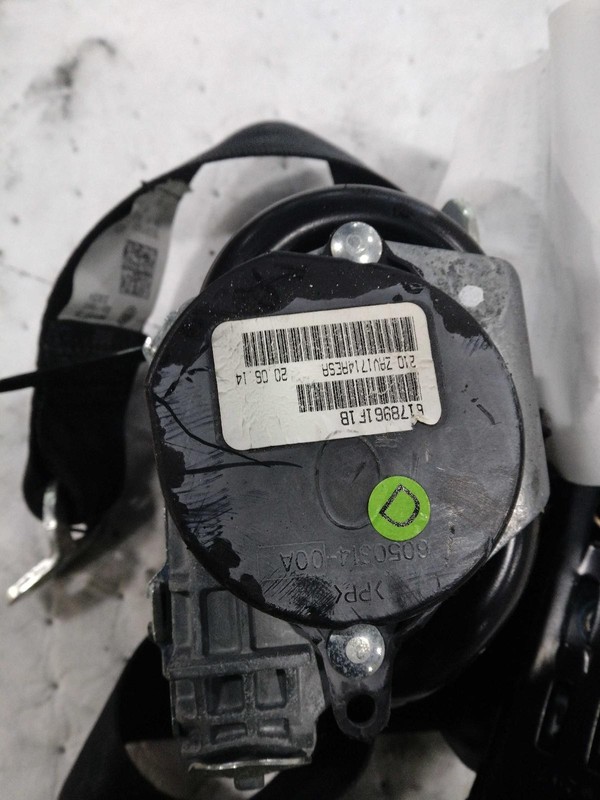 2014 Volkswagen Jetta OEM Silver Seat Belt - Used, 267K Miles, 1K4857706BFRAA