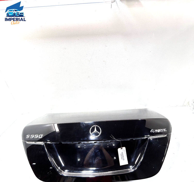 Rear Trunk Lid Deck Shell Panel Black Mercedes 4Matic S550 2007-2013 OEM 1PCS