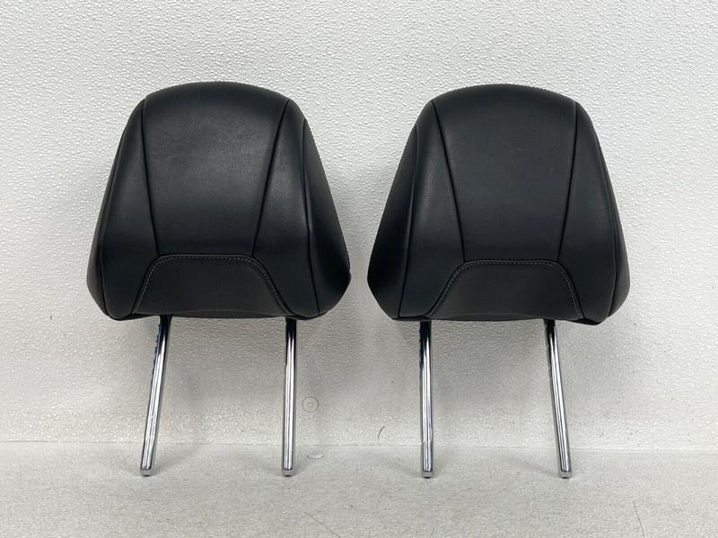 ⭐2017-2022 INFINITI Q60 FRONT LEFT & RIGHT UPPER SEAT HEADREST BLACK OEM LOT2530
