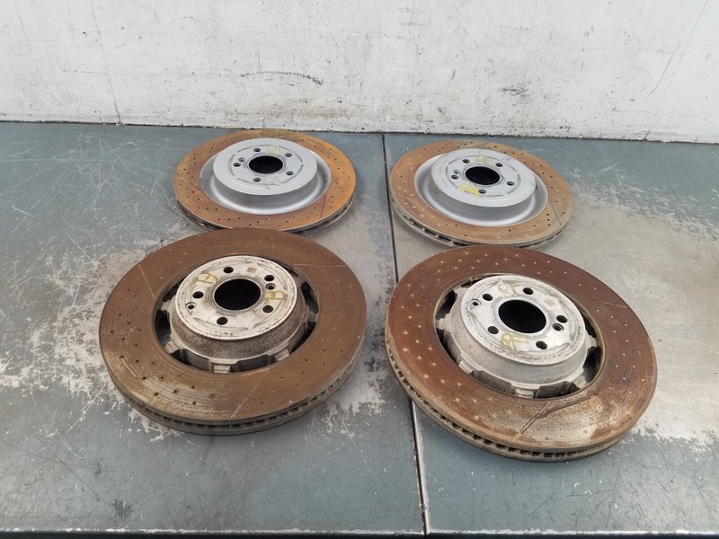 2016 Mercedes AMG C 63 S Brake Rotor Set #3164 F7