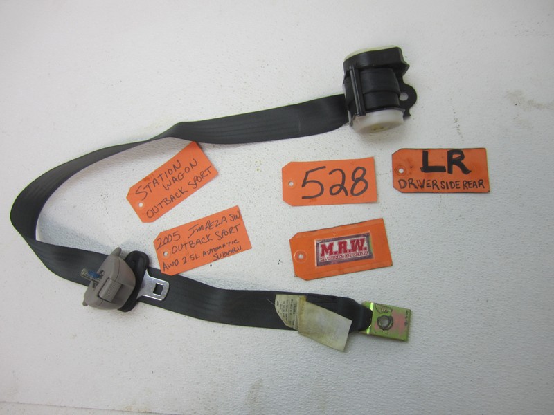 REAR SHOULDER SEAT BELT HARNESS DRIVER SIDE BACK for 05-07 SUBARU IMPREZA WAGON