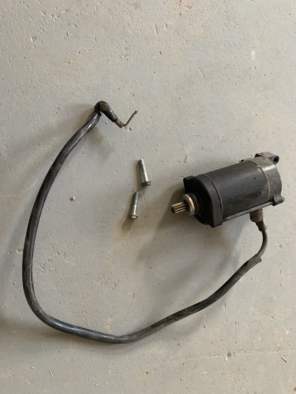 2003 Honda VT 750 Shadow VT750 Engine Starter Motor w/ Bolts Cable 12v 03