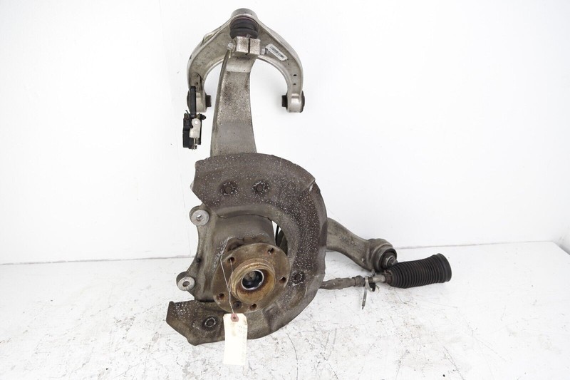 09-15 BMW F01 F02 7-SERIES AWD FRONT RIGHT SPINDLE KNUCKLE HUB W/ ARMS TIE ROD