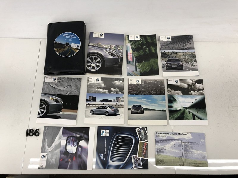 2006 BMW 530XI E60 OWNERS MANUAL INFORMATION GUIDE HAND BOOK SET W/ CASE OEM