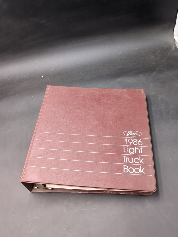 1986 Ford Truck Data BookDealership Bronco F Series F350 F250 Ranger Binder