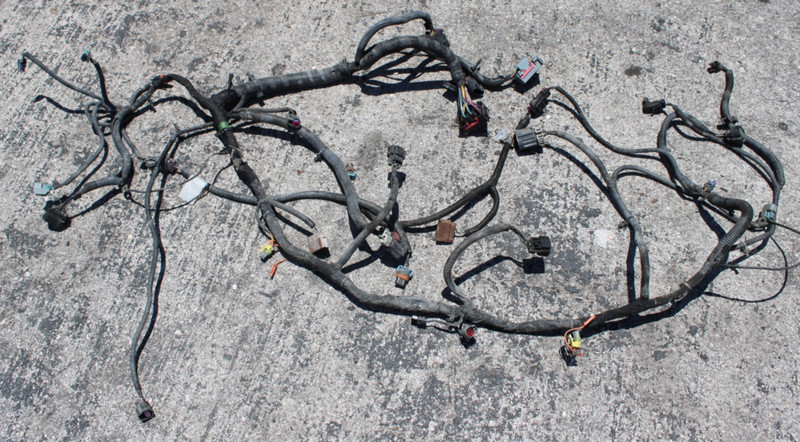2009 ESCALADE HYBRID FRONT WIRING HARNESS HEADLIGHT FAN 20786982