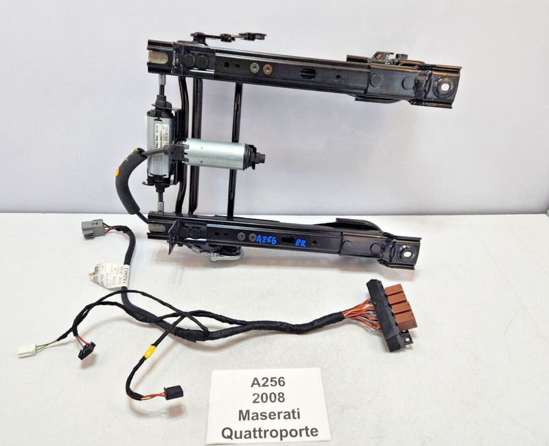 ✅ 03-13 OEM Maserati Quattroporte Rear Right Seat Rail Track Frame W/Motors