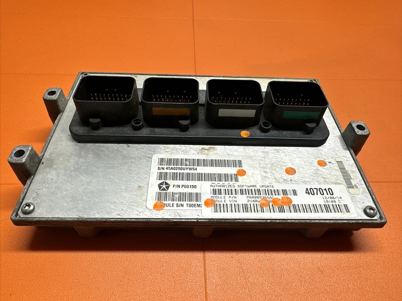 68065365AC I 2011 DODGE CARAVAN 3.6L AT ENGINE COMPUTER MODULE ECM PCM ECU OEM