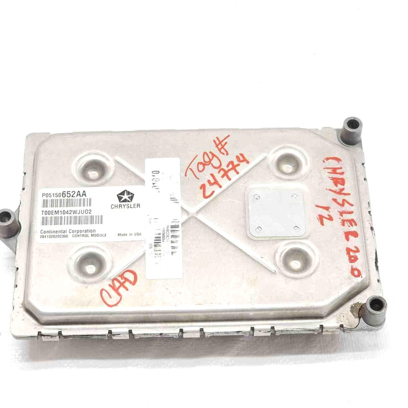 2012 Chrysler 200 2.4L 4Speed Engine Electronic Control Module Part# 5150652AA