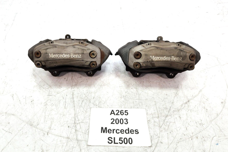 ✅ 03-06 OEM Mercedes R230 SL500 Front Right Left Brake Caliper Brembo SET Of 2