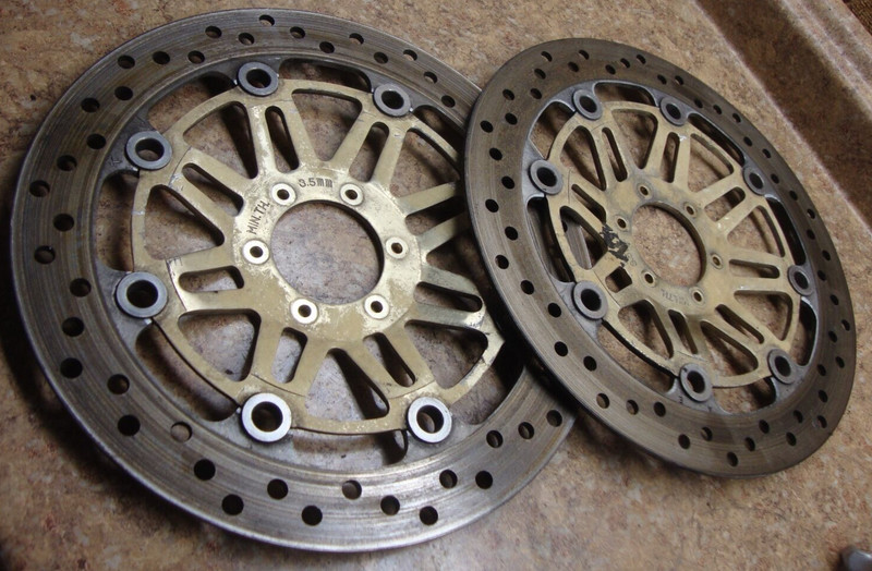 1998 Honda VTR 1000 VTR1000F VTR1000 Super Hawk Front Disk Brake Rotors 98
