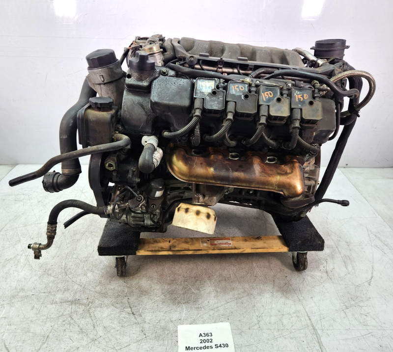 ✅ 2002 OEM Mercedes W220 S430 RWD 4.3L V8 M113 Engine Motor Long Block 212k