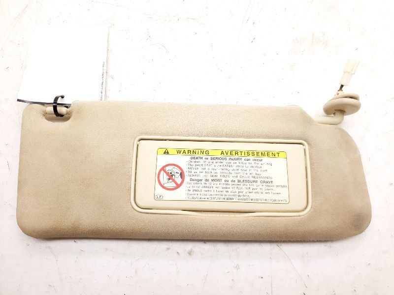 Passenger Sun Visor Illuminated Fits 01-06 LEXUS LS430 Tan LH05
