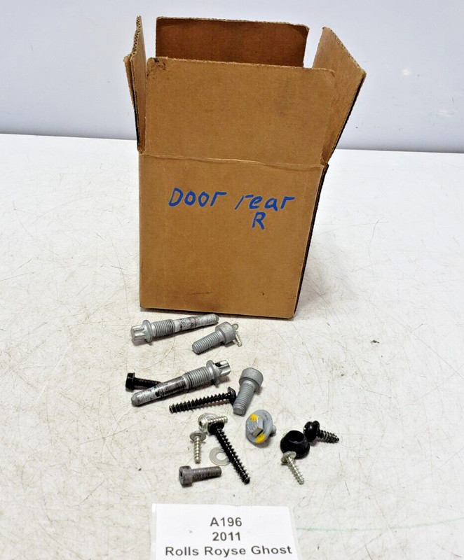 ✅ 10-14 OEM Rolls Royce Ghost RR4 Rear Right Passenger Door Bolts Hardware SET