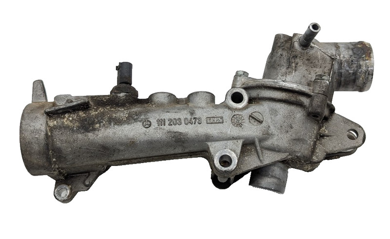 97-00 Mercedes R170 SLK230 2.3L Engine Thermostat Housing 1112030473 OEM