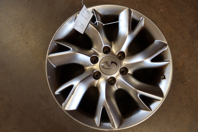 2011-2013 INFINITI QX56 WHEEL RIM R20 20X8 ALLOY 7 Y SPOKE SILVER FACTORY OEM