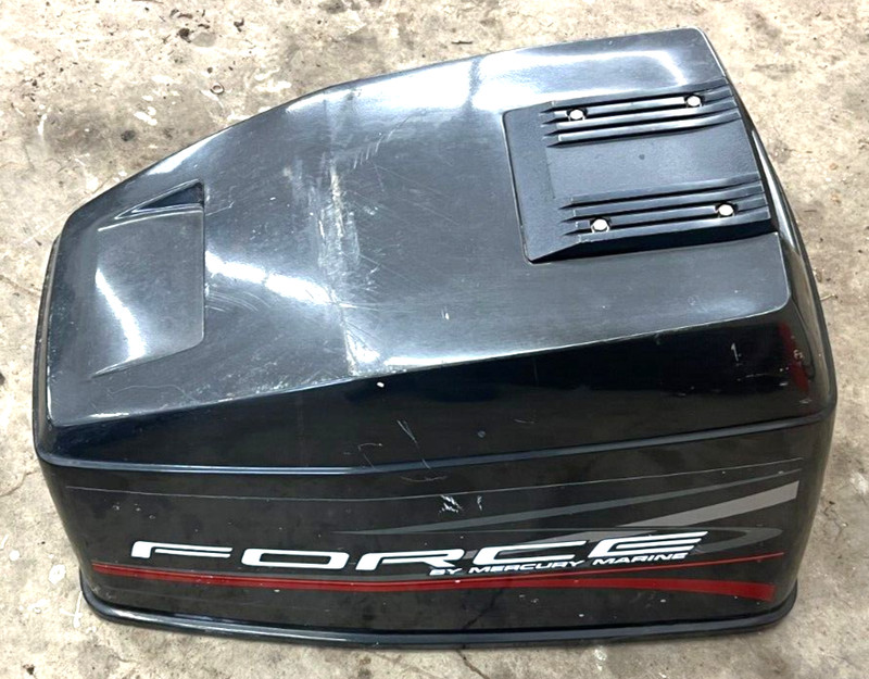 Force Outboard Graphite Gray Top Cowl Engine Support Pan 90-120 HP 819747A7