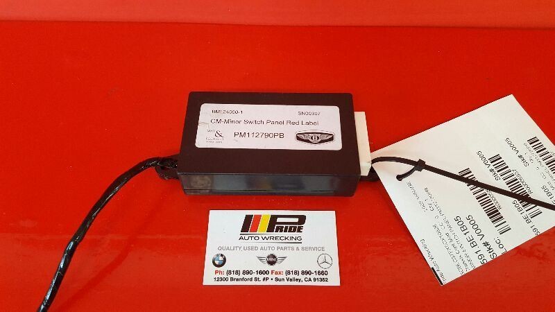 Bentley Arnage Minor Switch Control Module Unit AC Climate PM112790PB OEM