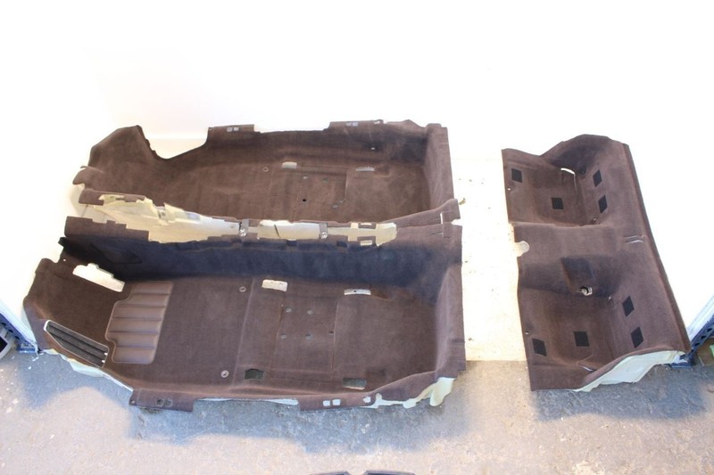 12-16 Porsche 911 Carrera 3.8L Complete Set of Brown Floor Carpet