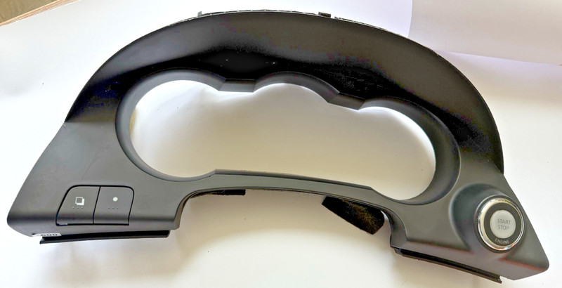 09 10 11 12 Nissan Altima Speedometer Dash Bezel Cover Shroud Cluster Push Butto