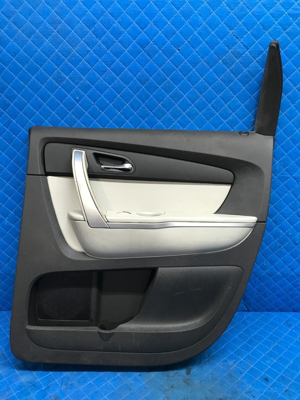 07-12 GMC ACADIA REAR RIGHT PASSENGER SIDE DOOR TRIM PANEL OEM