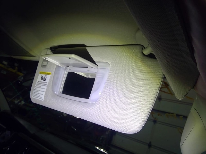 Passenger Sun Visor With Vanity Mirror Fits 16-23 TACOMA 1780776