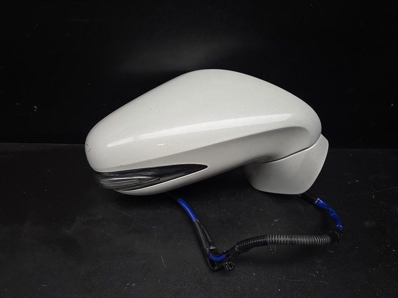 2010-2012 Lexus LS460 Passenger Right RH Side View Door Mirror White 16 Wire